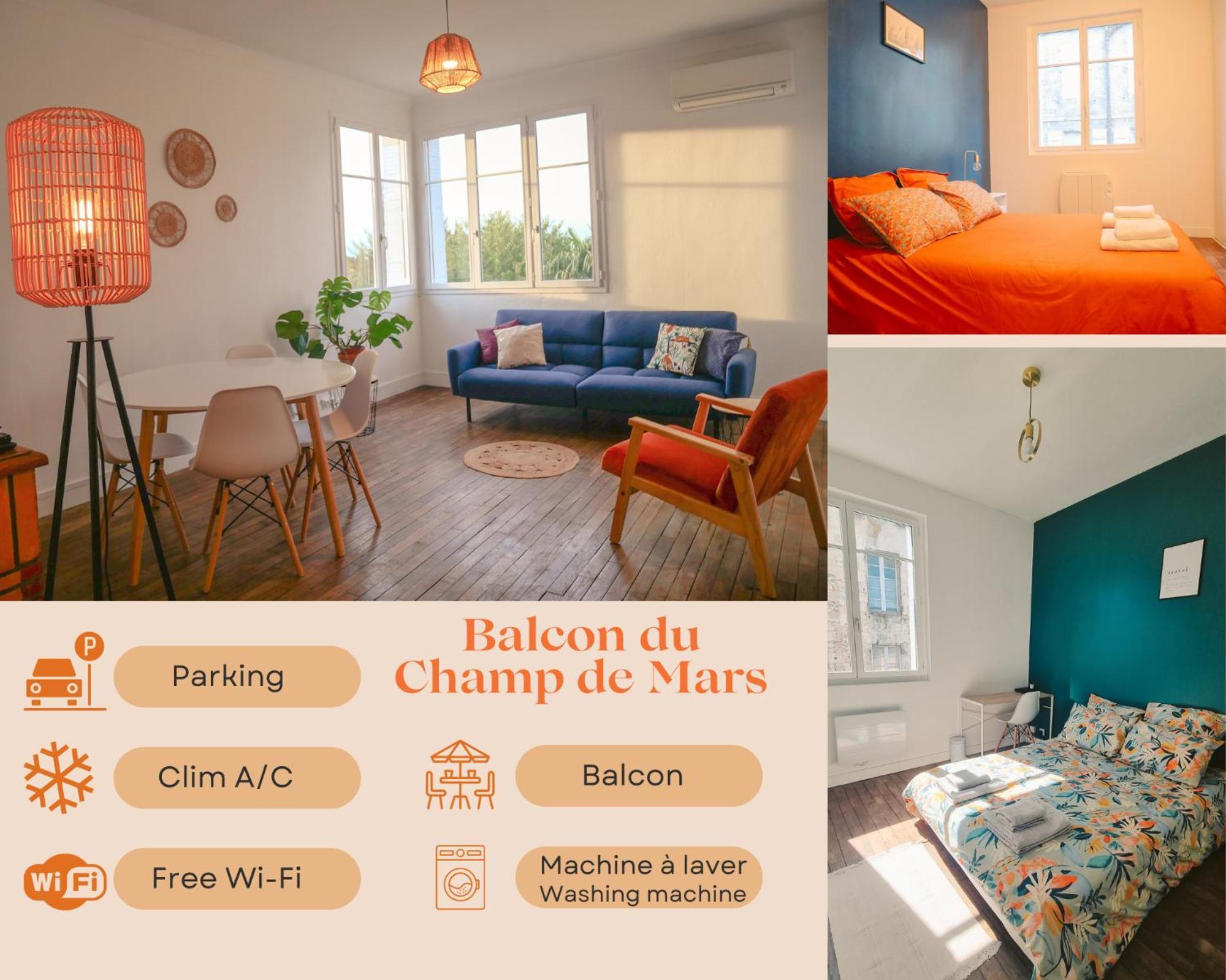 Balcon du Champ de Mars - Wifi / Parking Angoulême Extérieur photo
